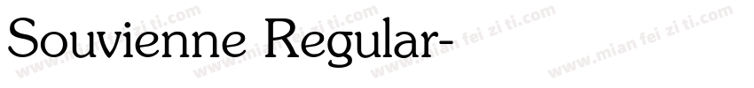 Souvienne Regular字体转换